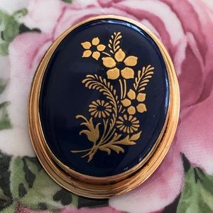 Vintage Lennox 14k gold filled Cameo brooch